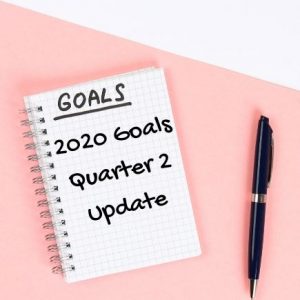 2020 Goals Quarter 2 update