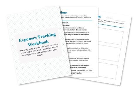 Free expense tracking workbook