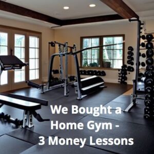 Home Gym equipment set up