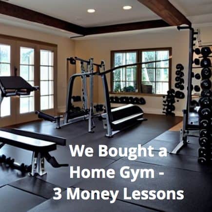 Home Gym equipment set up